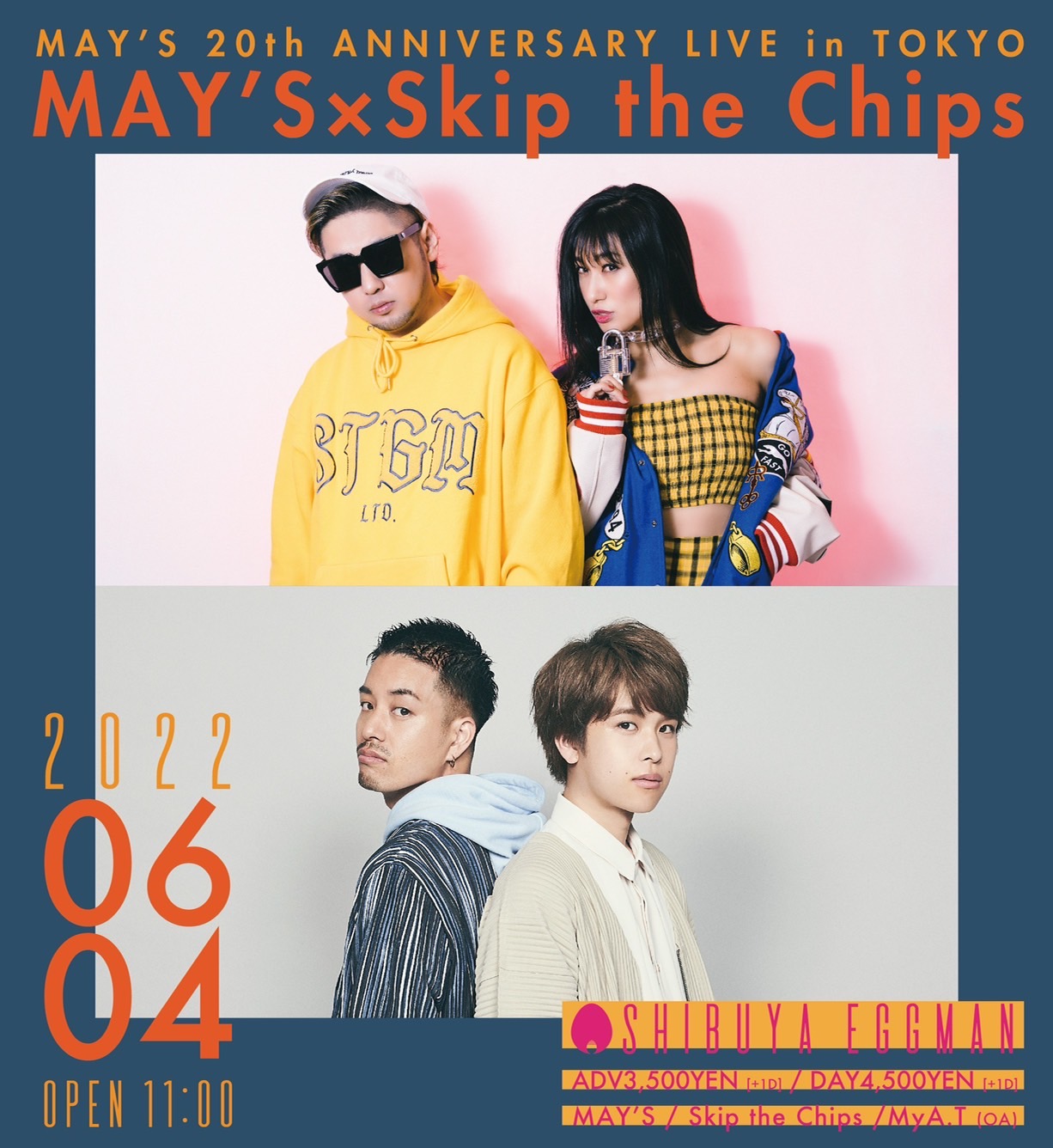 MAY’S 20TH ANNIVERSARY LIVE in TOKYO “MAY’S × Skip the Chips”