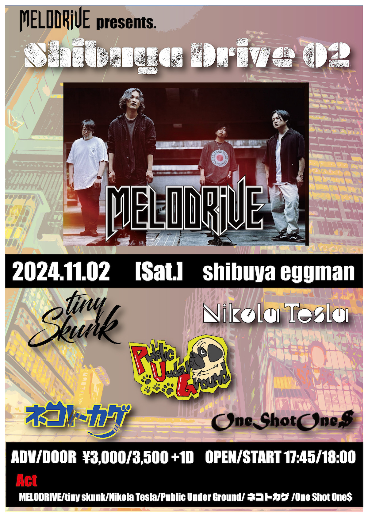 MELODRiVE レコ発 「Shibuya drive 02」