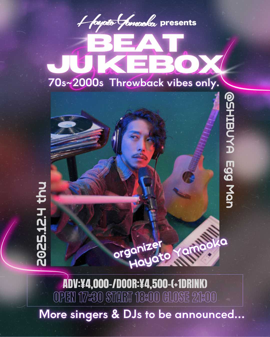 Hayato Yamaoka presents 【BEAT JUKEBOX】 70s~2000s Oldschool R&B Vibes-